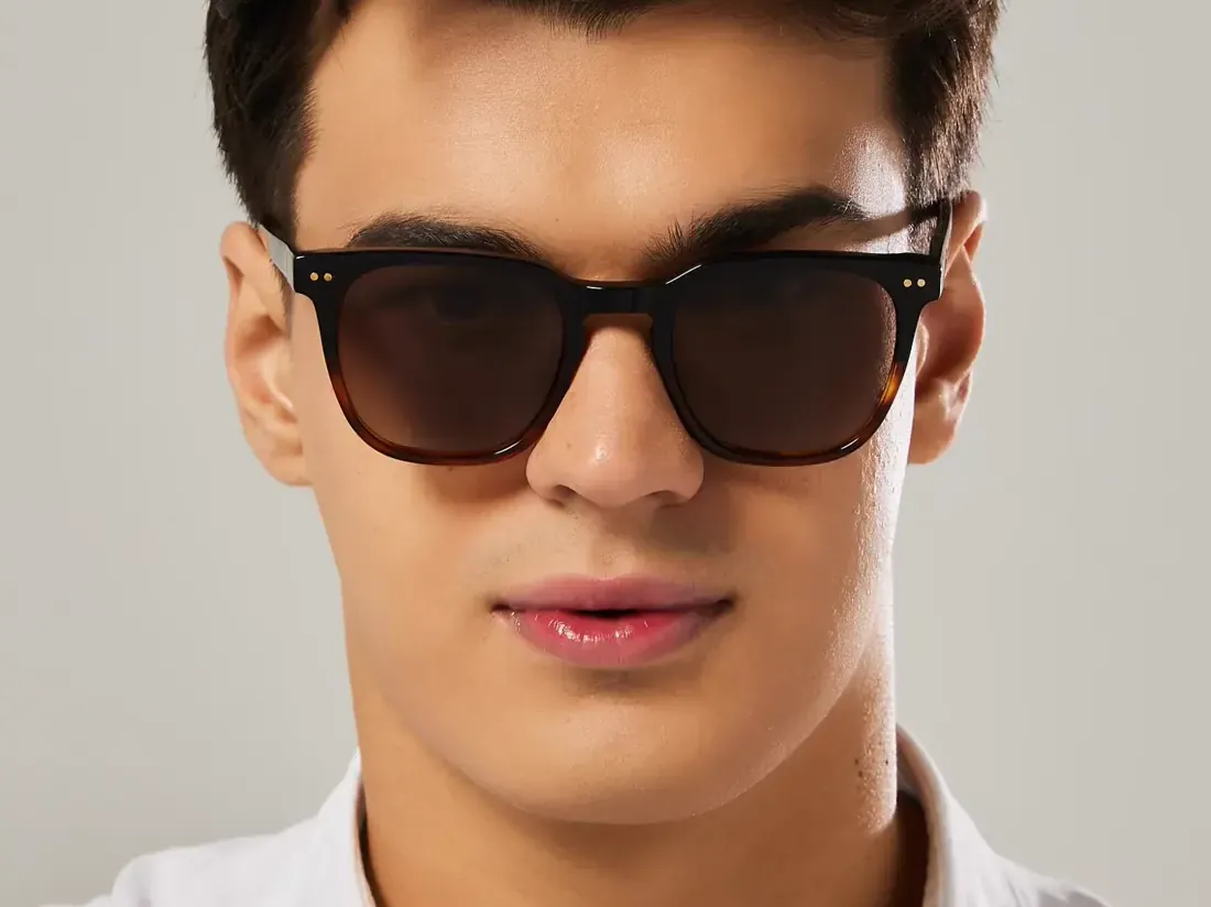 Óculos de sol masculino clássico